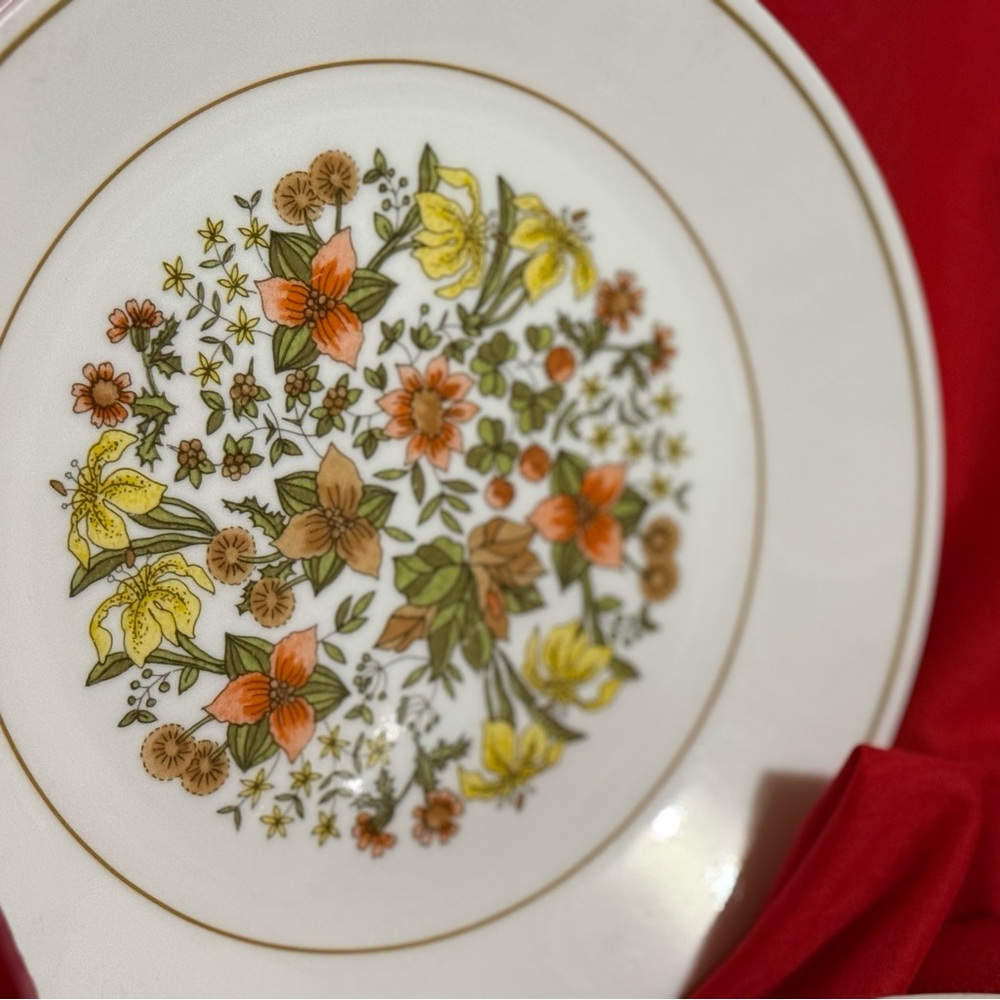 Vintage Corelle Bread plates and saucers